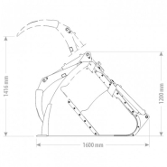 Godet distributeur multifonction - distribution des deux côtés - 11 modèles disponibles de 1.2m à 2.3m_1