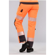 Pantalon haute visibilité femme Visiofit - Réf. 705*HVO - Classe 2 ou 3 - Renforts Cordura® et multipoches_1