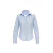 Chemise femme - fil de coton peigné très fin, coupe cintrée, col italien - MANAGER LADY 001021-0334 - Payper_1