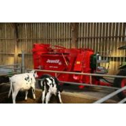 Dpr 4000 sd - désileuse pailleuse Jeantil - longueur intérieure caisse 2.77 m - semi-portée, adaptée bottes rondes et cubiques_1