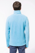 Enzo - Micropolaire col zippé homme - Kariban - Réf: K912 - 100% polyester antiboulochage_1
