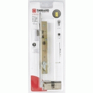 Serrure encastrée THIRARD - cylindre standard nickelé 30x30 mm - axe 10.5 mm_1