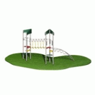 Structure de jeux combinées 2 tours - gamme Accrobatics - modèle AC21503I - Créa Équipements_1