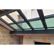 Toiture ouvrante motorisée, mono-pente ou bi-pente sur-mesure - GRI Fabricant_1