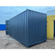 Conteneur maritime 20 HC avec vitrine - Dimensions 2,44m x 6,06m x 2,90m - Bon état, occasion - idéal pour les applications commerciales ou récréatives._1