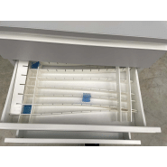 Meuble sous paillasse d'occasion de laboratoire - 4 tiroirs - Réf P21091190_1