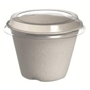 Gobelet boisson chaude Bodega bagasse laminée blanche 240ml - par 300_1