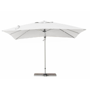 Parasol déporté Saragozza 3 x 3 x 2,55 m gris_1
