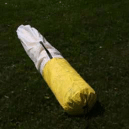 Tente de chantier mobile - Abris bicolore à montage rapide - Dimensions 2100x2100mm_1