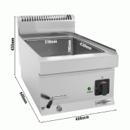 Bain-marie électrique - 1x GN 1/3 et 1x GN 1/2 | GGM - Mario 600_1