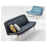 Canapé d'accueil style scandinave - design contemporain NORDIC - personnalisable et confortable_1