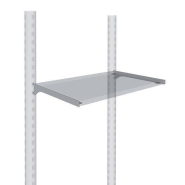 Consoles Roto L40cm devant montant - gris alu - par 2 - Acier_1