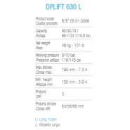 Dplift 630 L - Crics pour véhicules lourds Dino Paoli - Capacité 60/30/18T - Poids 46 kg_1
