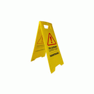 Panneau de signalisation en plastique sol glissant 62cm_1
