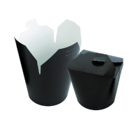 Pot à pâtes noir 780ml fermeture croisillon - par 50_1