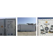 Conteneur frigorifique ou isotherme 20HC REEFER - repeint blanc - garantie pièces 3 mois - 20 pieds HIGH CUBE_1