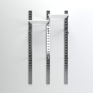 Élément suivant Zetawall chrome 1 tablette blanc + 2 bras L60xH240cm_1
