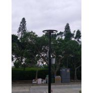 Lampadaire solaire, option hybride avec détecteur induction intégré pour l'éclairage public - Série GL