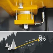 Treuil forestier professionnel 120 Gpower - Uniforest - Force de traction 80 à 120 kN - Compact et grande capacité_1