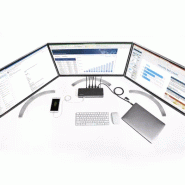 Dock USB-C & USB-A - Station d'Accueil Universelle à  Triple àÉcran DisplayPort & HDMI 4K 60Hz - 85W P_1