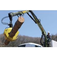 Loglift 61z grues forestières - hiab - d'une portée des extensions hydrauliques de 7.1m_1