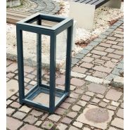 Poubelle anti-terroristique Altus 03.052.4.Sn - Zano - 55L - Acier inoxydable ou noir - Options bois et couleurs RAL_1