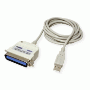 ATEN UC1284B Câble d'imprimante USB-parallèle, 1,8 m_1