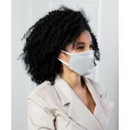 Masque barrière grand public - Nude Dreams - couleur argentée ergonomique - 100% made in France_2