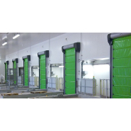 Porte souple isotherme à ouverture verticale pour chambre froide_1