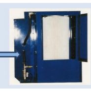 Type CD BLAST - Cabine de sablage à manches - AB BLAST - Largeur 800 à 1500 mm - Compacte et robuste avec pistolet SES S 500_1