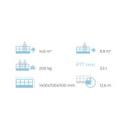 B-lift 150 Pro - Camion nacelle CTE - Hauteur 14,6m avec bras télescopique et commandes hydrauliques_1