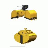 Bennes preneuses pour grues et mini-pelles R41 Rozzi - hydraulique, haute qualité_1