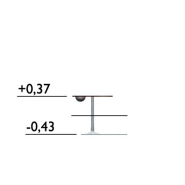 Jeu de sable Sandy 1 - Hags, 0,37M, réf-8013784, jaune avec fondation à enterrer_1