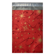 Pochette cadeau polypro avec rabat autocollant Orione rouge 20x35 cm - par 50_1