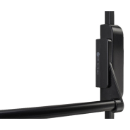 Serrure anti-panique 3 points haut et bas réversible - laqué noir - porte maxi 1150 mm - norme CE NF EN1125 - marque THIRARD_1