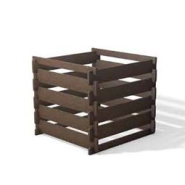 Composteur 650L - Montage simple et rapide, esthétique et écologique - 100 x 100 x 90 cm - ADS EQUIPEMENTS EURL_1