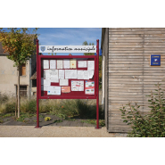 Panneau d'affichage vitrine 2 m² - 25 affiches A4 - Utilisation extérieure_2