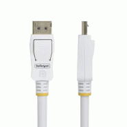 StarTech Cble DisplayPort 1.2 de 1,8m Blanc Certifié VESA_1