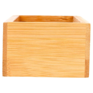 Boîte de présentation pour buffet en bambou naturel 8x15,5x5cm_1