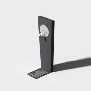 Loella - Fontaine à boire en béton BFUHP - Mobilum - Poids 78 kg_1