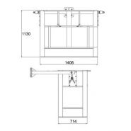 Panier nacelle en fer - matilsa - 2 personne_1