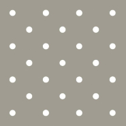 Papier cadeau taupe pois blancs en 0,70x50 m_1