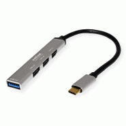 ROLINE Hub USB 3.2 Gen 1, 4 ports, câble de connexion type C_1