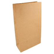 Sac SOS kraft brun 20+9x34,5cm - par 500_1