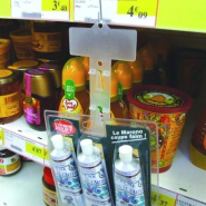 Cross merchandising crochet rigide - 12 crochets - longueur 600 mm - translucide_1