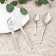 Cuillères à soupe Linea 18,8cm acier argent - par 12_1