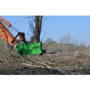 Grappin coupeur forestier BI500 - OMEF-Group SRL - Prise min du tronc 200 mm - Ouverture de coupe 450 et 500 mm - Pour excavateurs 20 à 40 tonnes_2