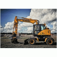 Pelleteuse Hydrema MX16 - Compacte avec Flèche Articulée et Godet en Acier_1