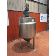 Cuve verticale en acier inoxydable 460 litres avec isolation thermique - référence : c13693_1