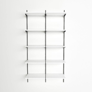 Élément suivant Cremablack 5 tablettes blanc L60xH240cm_1